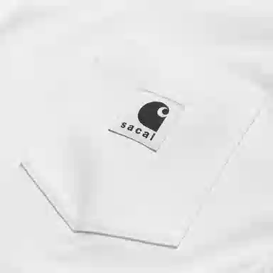 Sacai x Carhartt WIP SS24 White Tee