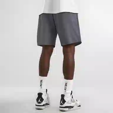 王者荣耀 孙悟空地狱火款 美式复古五分冰感纯色校园学院风健身篮球裤运动宽松系带直筒设计直筒松弛感慵懒风休闲短裤 男女同款