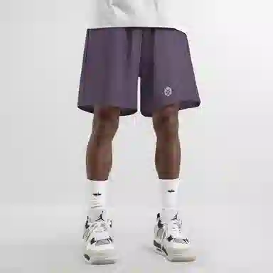 王者荣耀 孙悟空地狱火款 美式复古五分冰感纯色校园学院风健身篮球裤运动宽松系带直筒设计直筒松弛感慵懒风休闲短裤 男女同款