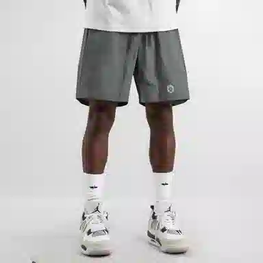 王者荣耀 孙悟空地狱火款 美式复古五分冰感纯色校园学院风健身篮球裤运动宽松系带直筒设计直筒松弛感慵懒风休闲短裤 男女同款