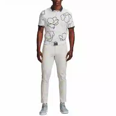 Under Armour Golf Floral Polo White