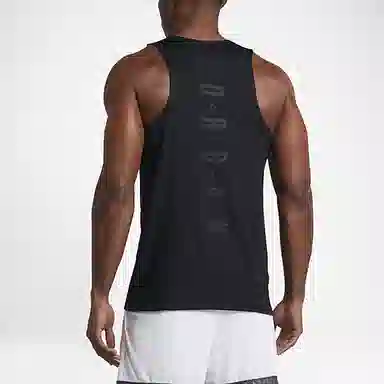 Jordan V-Neck Sleeveless Vest Black