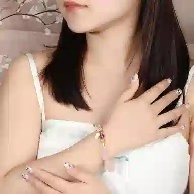 老凤祥 招财进你 旺桃花招财貔貅  新中式复古国潮风 东方美学 高级感气质百搭天然 粉水晶 手串 女款