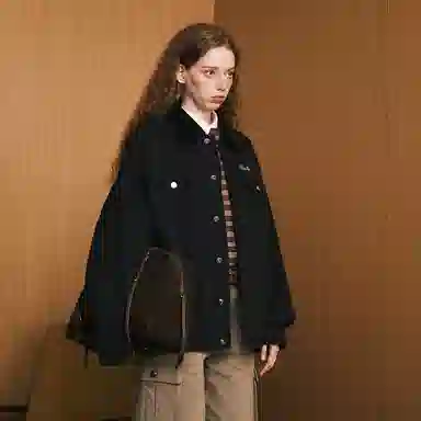 MATCHA STORY Academy Series Colorblock Jacket