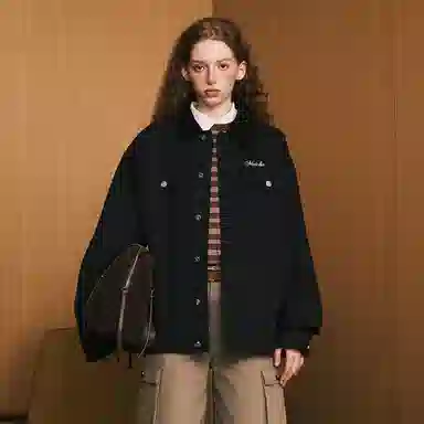 MATCHA STORY Academy Series Colorblock Jacket