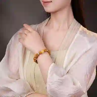 木盛缘 五瓣双龙文玩木饰 金刚菩提 手串 男女同款情侣款