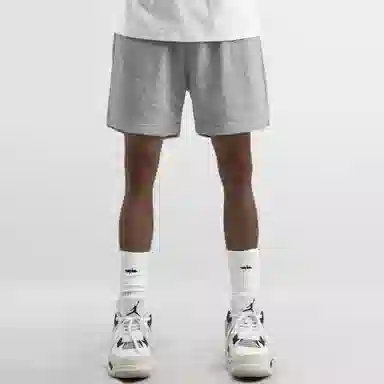 王者荣耀 美式五分裤纯色学院风运动宽松系带字母休闲短裤 男女同款