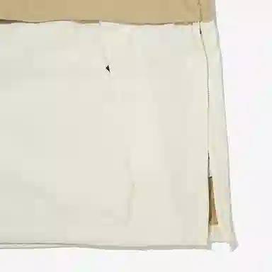 The North Face Half-Zip Colorblock Hoodie Jacket Khaki