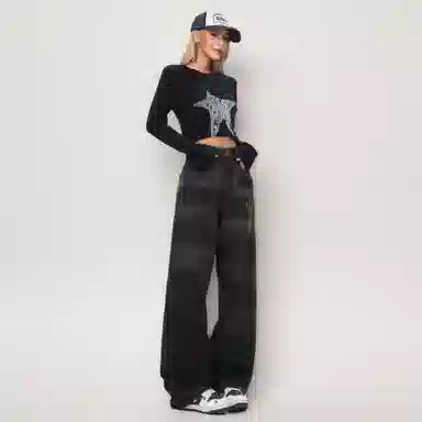 Maserati logobaggy jeans