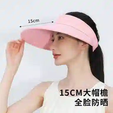 啄木鸟 全方位大帽檐遮阳帽子女户外防紫外线骑行遮脸面罩披肩防护脖颈背可拆卸太阳帽男 聚酯纤维 防晒帽 男女同款情侣款 采茶帽