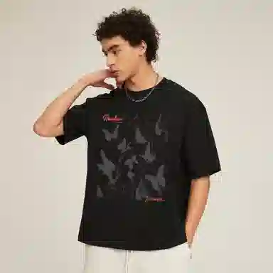 REXSHION Street Graffiti Logo T-Shirt