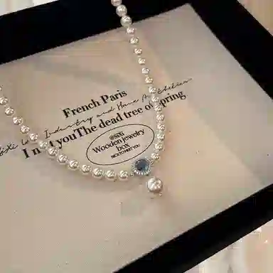 韵系 高级感轻奢小众珍珠 铜镀金 项链 女款