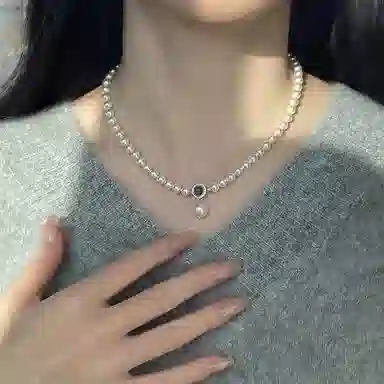 韵系 高级感轻奢小众珍珠 铜镀金 项链 女款