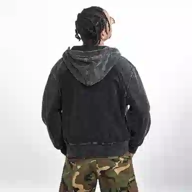 MT99 Vintage Hoodie Jacket Black