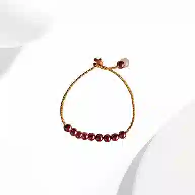 迎百宝 诸事圆满 好运新中式国潮鸿运转运珠 国风编织平结时来运转平安喜乐 气质百搭高级感手饰 再造辰砂朱砂 手绳 男女同款情侣款
