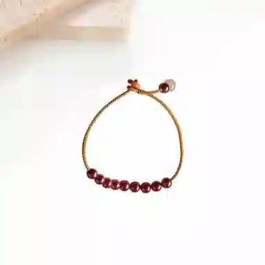迎百宝 诸事圆满 好运新中式国潮鸿运转运珠 国风编织平结时来运转平安喜乐 气质百搭高级感手饰 再造辰砂朱砂 手绳 男女同款情侣款