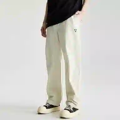 COLDSTONE Street Loose Straight Triangle Logo Pants