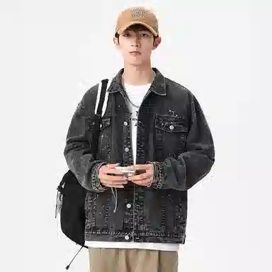 Double Star Retro Denim Jacket