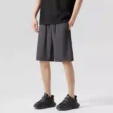 贵人鸟 丝凉系列 通勤纯色简约百搭宽松五分休闲短裤 男女同款