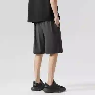 贵人鸟 丝凉系列 通勤纯色简约百搭宽松五分休闲短裤 男女同款