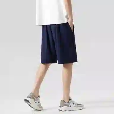 贵人鸟 丝凉系列 通勤纯色简约百搭宽松五分休闲短裤 男女同款