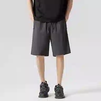 贵人鸟 丝凉系列 通勤纯色简约百搭宽松五分休闲短裤 男女同款