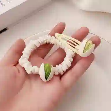 简应舒 开心果夹子夹头发碎侧边夹子小发卡 树脂 发夹 女款