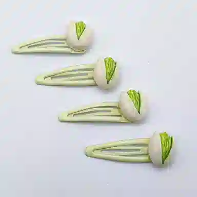 简应舒 开心果夹子夹头发碎侧边夹子小发卡 树脂 发夹 女款