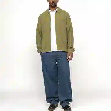 Stussy SS24 ZIP SHIRT TWISTED YARN PLAID