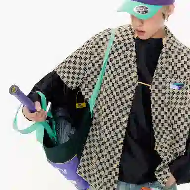 EPTISON Casual Shirt Black Plaid