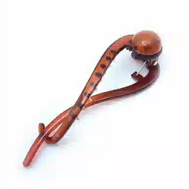 简应舒 后脑勺扭扭夹一字抓夹头 子 亚克力 发夹 女款