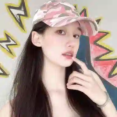 浪莎 日系迷彩野营时尚弯檐户外运动个性出行防晒遮阳百搭大头围显脸小 棉 鸭舌帽 男女同款情侣款