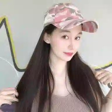 浪莎 日系迷彩野营时尚弯檐户外运动个性出行防晒遮阳百搭大头围显脸小 棉 鸭舌帽 男女同款情侣款