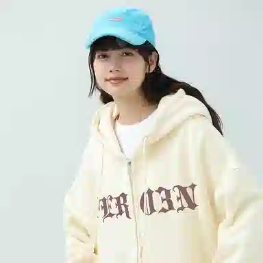 FREO3N SS23 Ring Retro Gothic Letter Print Hoodie