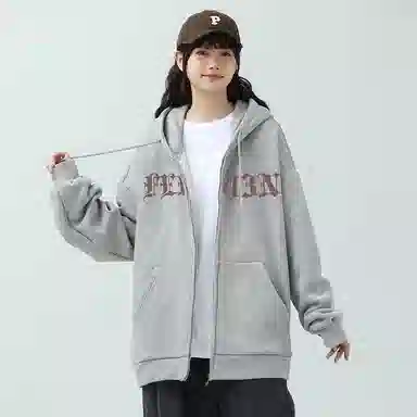 FREO3N SS23 Ring Retro Gothic Letter Print Hoodie