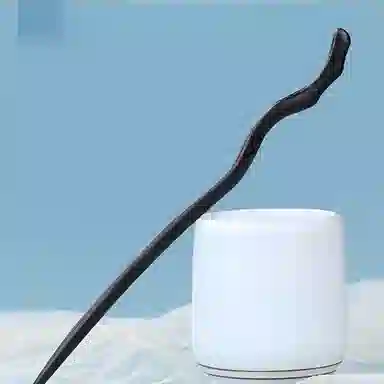 左欧 黑檀木日常通勤高级古风木簪实木盘发发钗中式簪子 木制 发簪 女款