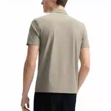 FILA White Series Polo Shirt Grey Brown