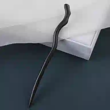 左欧 黑檀木日常通勤高级古风木簪实木盘发发钗中式簪子 木制 发簪 女款