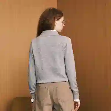 Matcha Story Sweater Light Grey