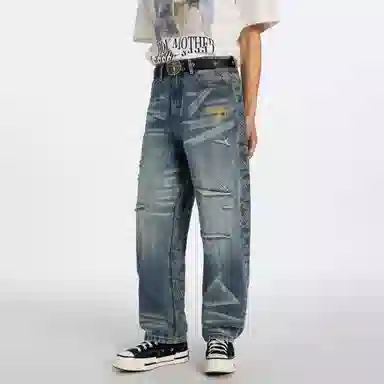 Automobili Lamborghini Jeans Blue