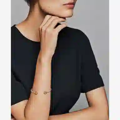 Pandora Moments Open Bangle Rose Gold