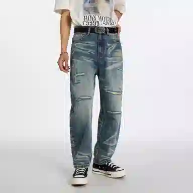 Automobili Lamborghini Jeans Blue