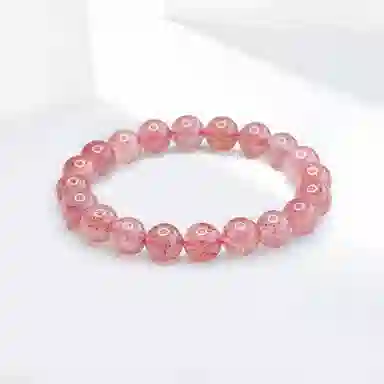 饰伴 蔓藤密语简约 时尚精致高级 小众设计雅致 温柔大方日常通勤百搭#好运 草莓晶 手串 男女同款情侣款