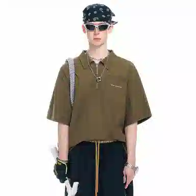 BJHG Vintage Polo Half-Zip