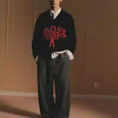 ZARA AO YES SS25 V-Neck Knit Sweater