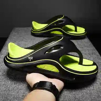 南极人 简约舒适 防滑人字拖鞋 男女同款