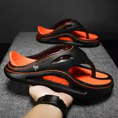 南极人 简约舒适 防滑人字拖鞋 男女同款