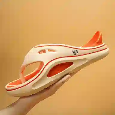 南极人 简约舒适 防滑人字拖鞋 男女同款