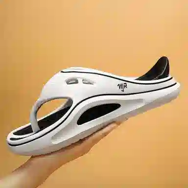 南极人 简约舒适 防滑人字拖鞋 男女同款