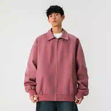 【dme】 美式潮牌高街翻领休闲百搭宽松舒适长袖夹克外套 男女同款